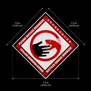 Diamond Shaped Sticker - 7.5 x 7.5