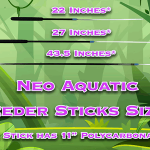 Neo-Aquatic Feeder Sticks Sizes | Animal Equipment By Stoney