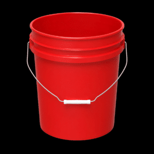Red 5 Gallon Bucket